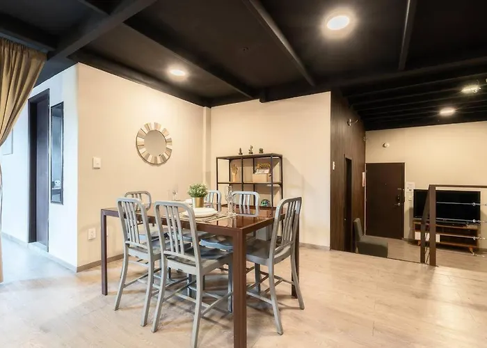Casa de férias 507 Private Terrace 3bdroom 2bath Ac Dwntn Cdmx Cidade do México