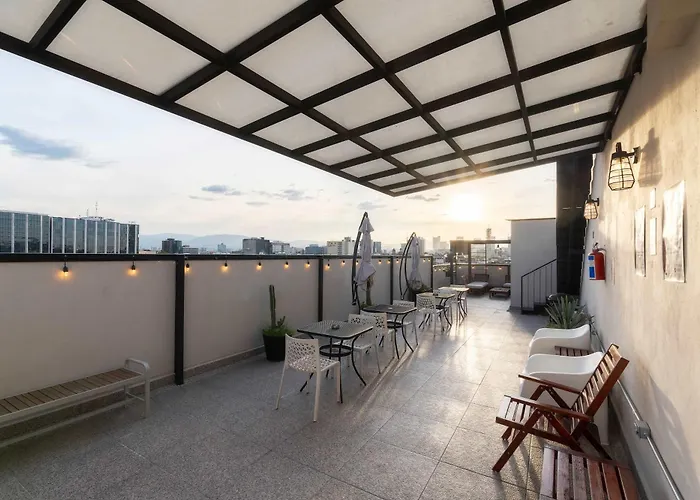 Casa de férias 507 Private Terrace 3bdroom 2bath Ac Dwntn Cdmx Cidade do México